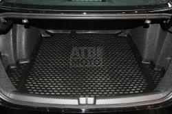 Коврик в багажник VW Jetta 2011 седан (полиуретан, чёрный) Коврик в багажник VW Jetta 2011 седан (полиуретан, чёрный)