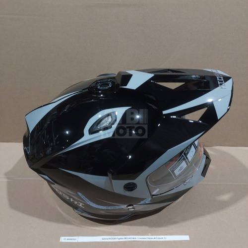 Шлем KIOSHI Fighter 802 мотард с очками Шлем KIOSHI Fighter 802 мотард с очками